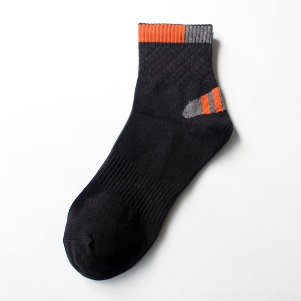 

kun0c men's needle pure cotton medium tube basketball and 200 cotton fashion men's socks breathable sports basketball socks ch9ns, Black