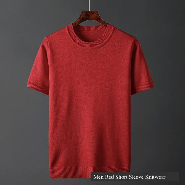 

fashion short sleeve boys sweaters autumn winter loose pullover men slim knitted knitwear casual thin oversized sweater xxxl 4xl, White;black