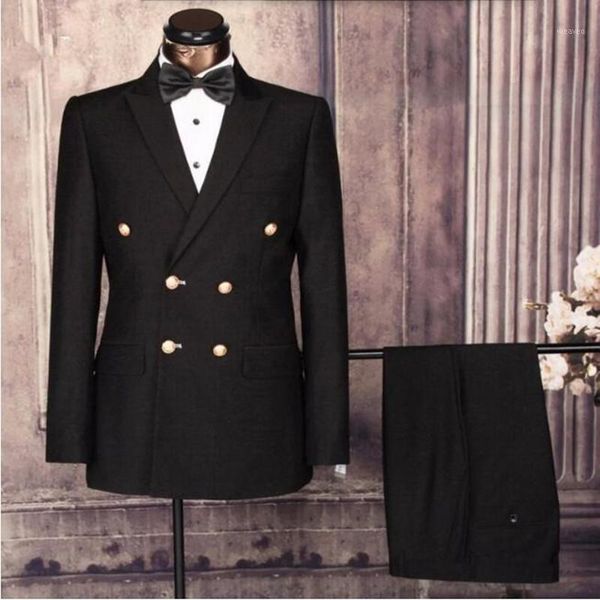 

custom made men suits royal blue groom suits tuxedos double breasted men wedding prom dinner (jacket+pants)1, White;black