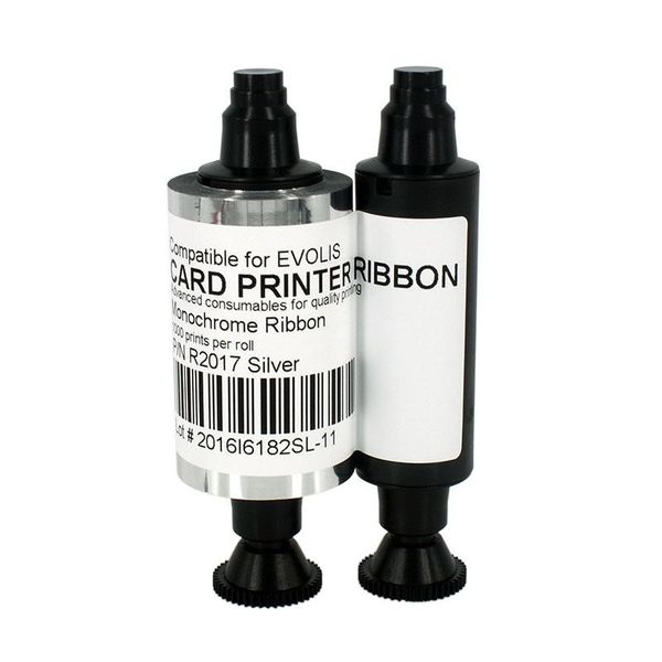 

ribbon for evols pn r2017 silver card machine silver ribbon print 1000 good quality