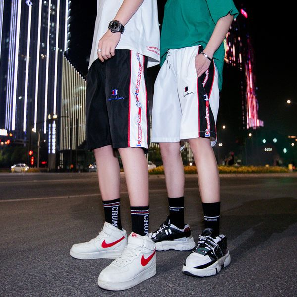 

chaopai shorts boys' sports capris straight loose pants