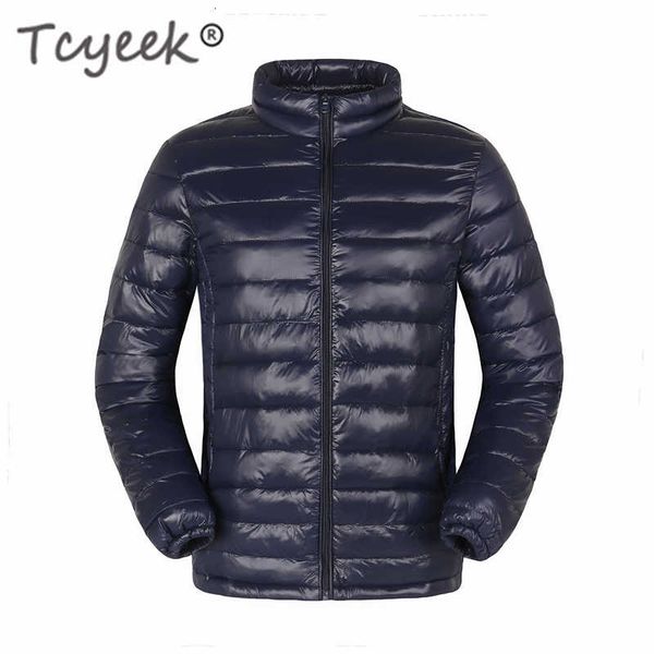 

tcyeek winter jacket men casaco masculino 2021 streetwear thick warm parka coat male fashion light puffer jacket hiver 001lw1232, Tan;black