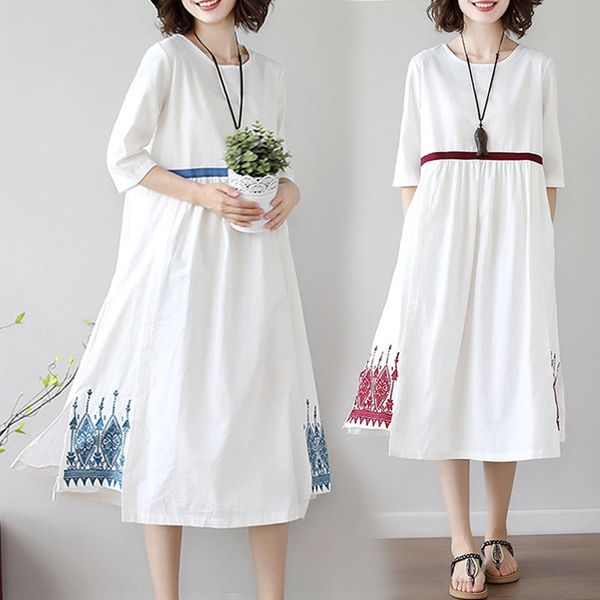 

oversized dress dresslong skirt dress looks thin and reduces age spring and summer new 2020 foreign style loose waist thick cover belly fash, Black;gray