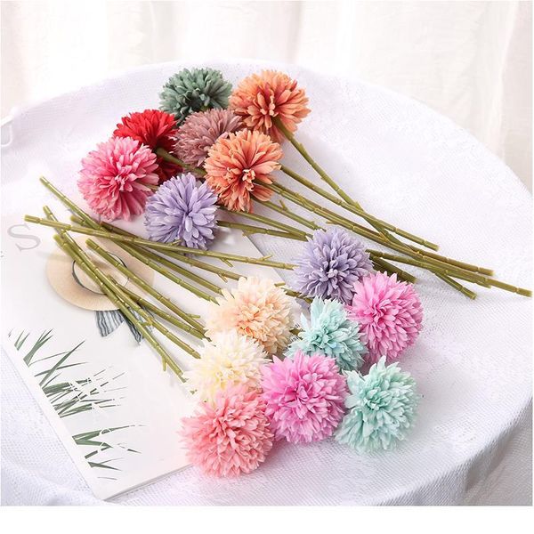 

1/2/5pcs new silk artificial flower for vase dandelion flower use for wedding home deco diy craft wreath gift decor fake jllsrg