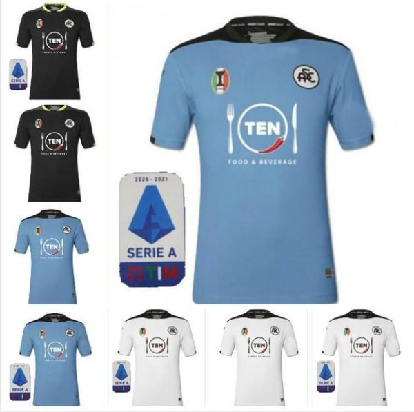 

size 4xl 2020 2021 spezia calcio new soccer jerseys a.galabinvo e.gyasi ricci lucio gaera verde little eagles 20 21 football shirts, Black;yellow