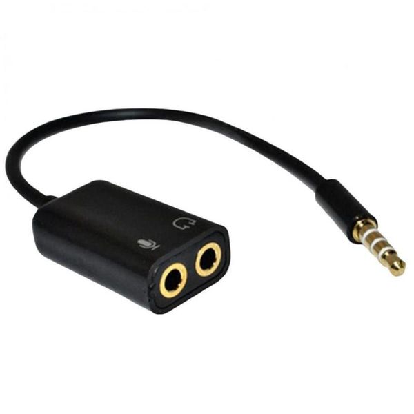 

3.5 mm earphone headphone 1 male for 2 female dual audio splitter cable adaptor