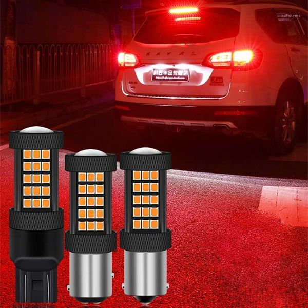 

1pc red strobe flashing car led w21/5w 7443 t20 1157 ba15d 1156 p21w srck led replacement bulbs for car brake/tail lights 12v1