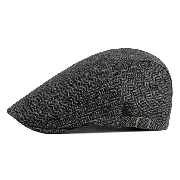 

men's berets newsboy gatsby for autumn und winter casual driving caps, Blue;gray