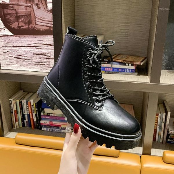 

boots women new 2021 winter footwear luxury designer shoes zipper round toe flat heel riding rock fashion rubber ankle1, Black