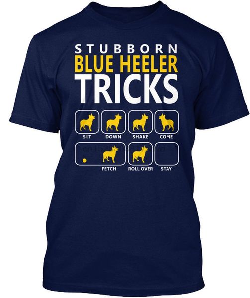 

blue heller tricks stubborn heeler sit down shake popular tee confortable t shirt sport hooded sweatshirt hoodie