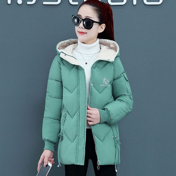 

new student short 2021 in the fashion puffer cotton jacket quilted winter coat 1 99xf, Black