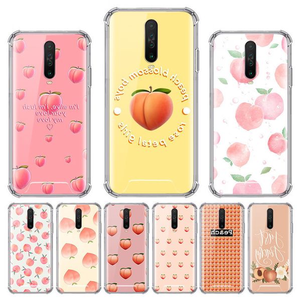 

peach blossom case for xiaomi redmi note 8t 9 max 8 9s 7 6 7a 6a k20 k30 pro zoom airbag anti sac phone shell