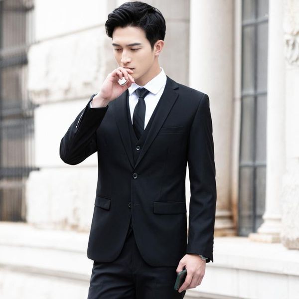 

men's suits & blazers simple formal men blazer spring vintage thin long sleeve office wear homme clothing de50xf1, White;black