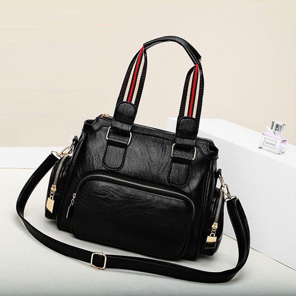 

soft leather bolsa luxury ladies hand bags female crossbody bags for women shoulder messenger thread sac a main femme