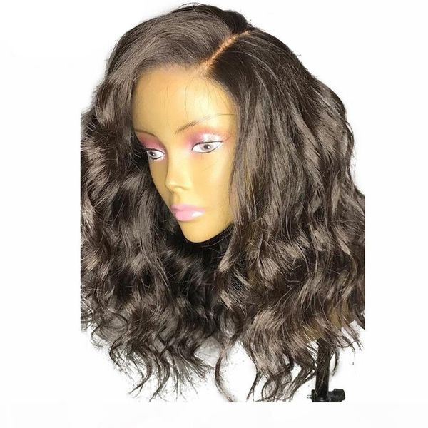 

130% density 360 lace frontal wig pre plucked with baby hair brazilian remy curly lace front human hair wigs for women, Black;brown