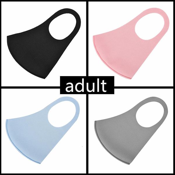 

reusable face mask washable dustproof mouth cover protective adults kds size mask anti-bacterial ice silk cotton anti du