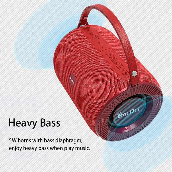 

mini outdoor portable bluetooth speaker 3d stereo bass column wireless subwoofer speaker high power boombox support tf aux usb