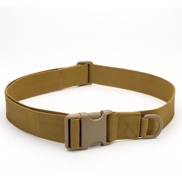 

outdoor sports mountaineering nylon plastic buckle canvas tactical men's women's pants belt, Black;brown