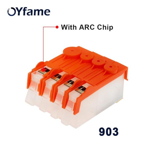 

oyfame for 903 ink cartridge compatible for 903 cartridge with arc chip officejet 6950 6956 6960 6970 printer