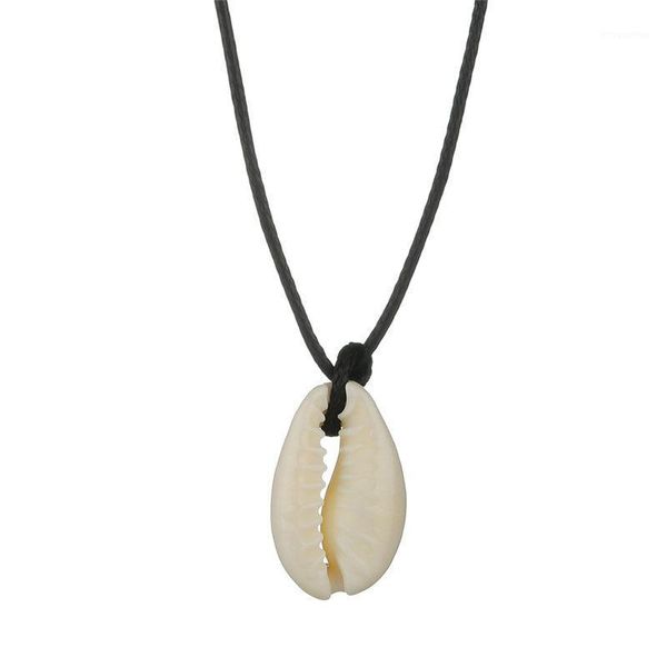 

vintage fashion conch shell necklace for women pendant simple summer seashell ocean beach chocker necklace jewelry1, Golden;silver