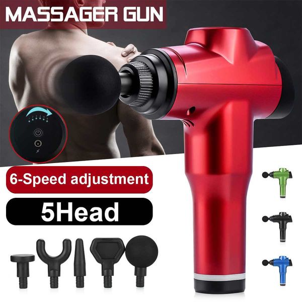 

medicine] reconfigurable 6-speed 5-head fascia massage muscle relaxation massage gym high-frequency vibration percussion massage