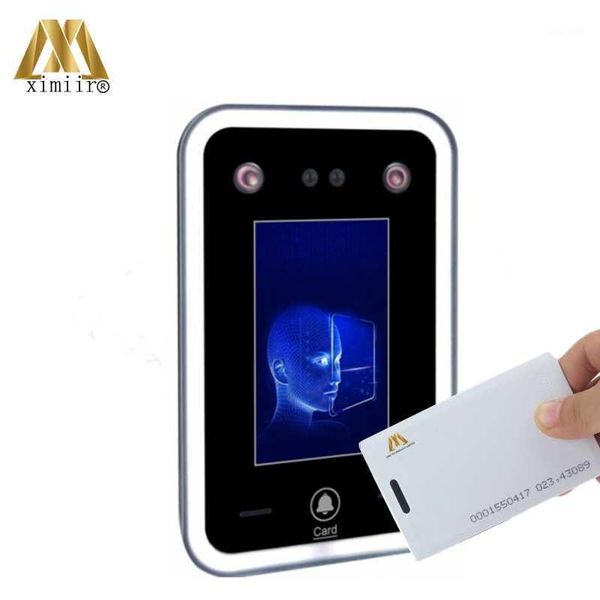 

linux system face access control and card time attendance df02 with id ic card reader software door control system1