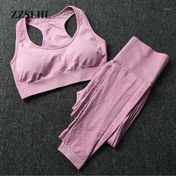 

new seamless yoga set women fitness clothing sportswear woman gym leggings push-up sports bra+high waist pants 2pcs sports suits1, White;red