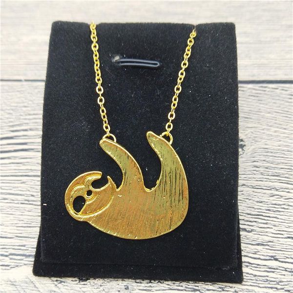 

pendant necklaces sloth necklace trendy style women fashion pet jewellery, Silver