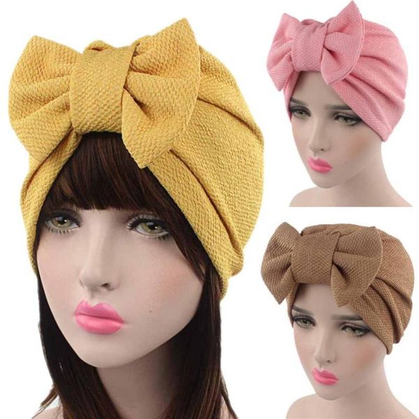 

beanie/skull caps women turban hat india cap muslim hats hairnet chemo flower bonnet bow cancer beanie scarf head wrap, Blue;gray