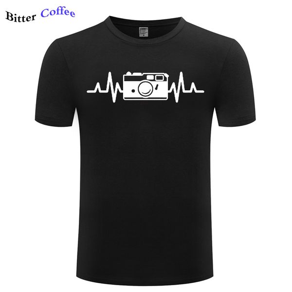 

summer heartbeat of camera t shirts men new short sleeve fashion pgrapher t-shirts funny male tee sport hooded sweatshirt hoodie