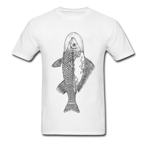 

fish of my imagination men t shirt white t shirt tshirt vintage line drawing art novelty design male fun sport hooded sweatshirt hoodie