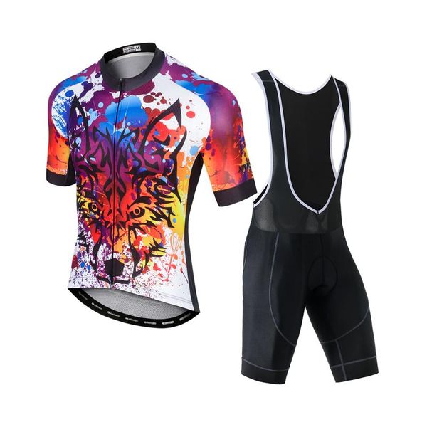 

racing sets yocene style bike clothing soft shorts sleeve jersey set breathable bicycle wear, Black;blue