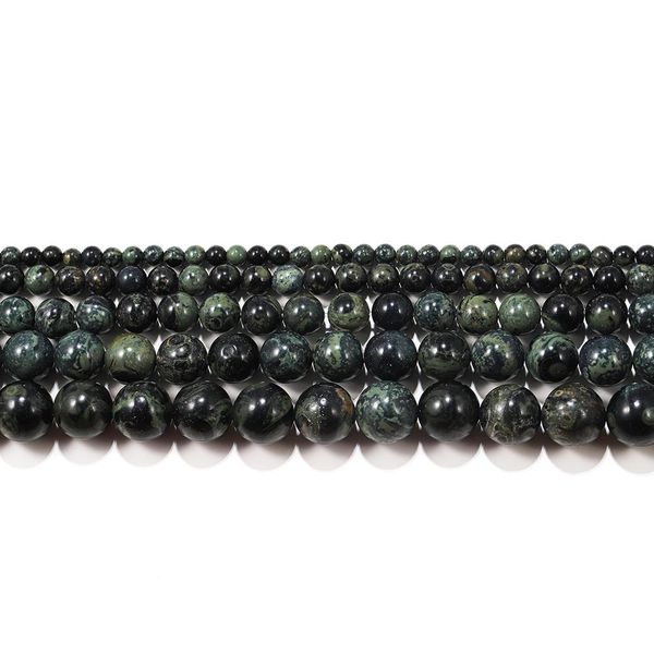 

1strand lot 4 6 8 10mm natural green malachite stone round loose spacer bead for bracelet jewelry makings supplies wholesale h bbyqsz