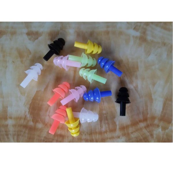 

5pairs/lot reusable soft sile diving surfing swimming earplug waterproof dustproof earplugs for men women swimming a sqchak