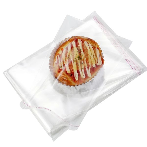 

11x14cm opp stickers self adhesive transparent plastic bag jewelry packaging bags gift bags self sealing poly opp bags ing