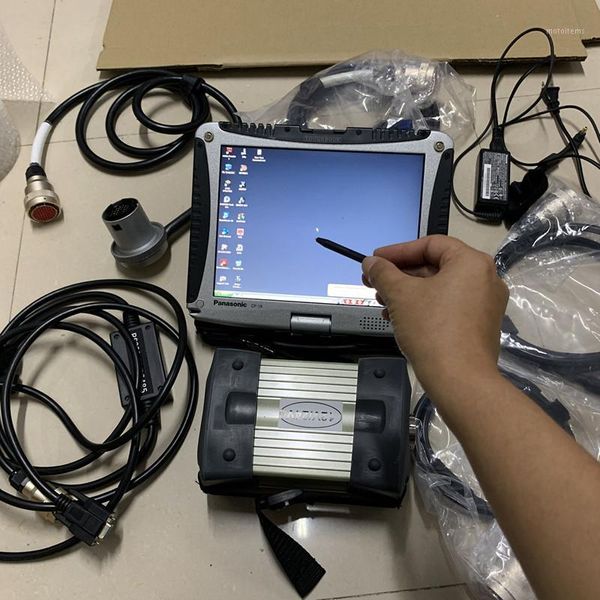 

mb star c3 full set auto diagnostic tool mb c3 with 2014.12v ssd software star engine tester with cf19 cf-19 toughbook pc1