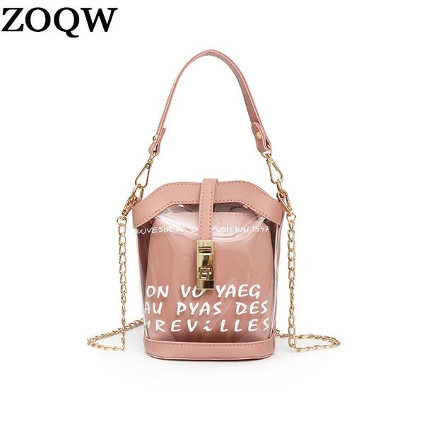 

zoqw korean style transparent women messenger bags small bucket bag luxury designer handbags shoulder bag wyq1457