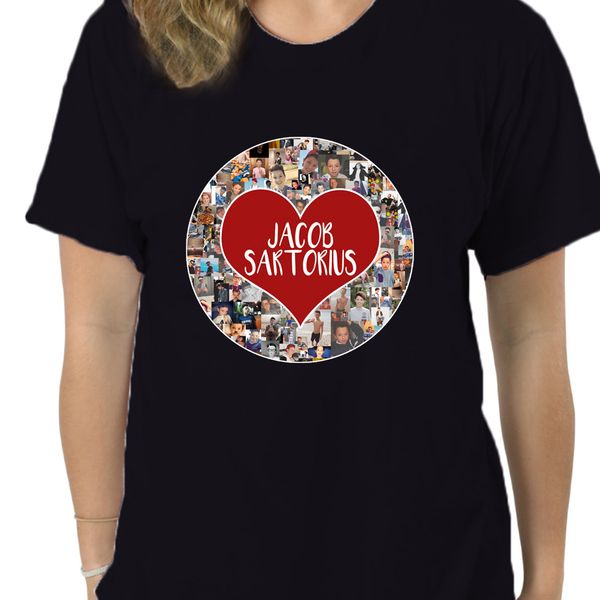 

men tshirt i love jacob sartorius circle t shirt women t-shirt tees 0600e sport hooded sweatshirt hoodie