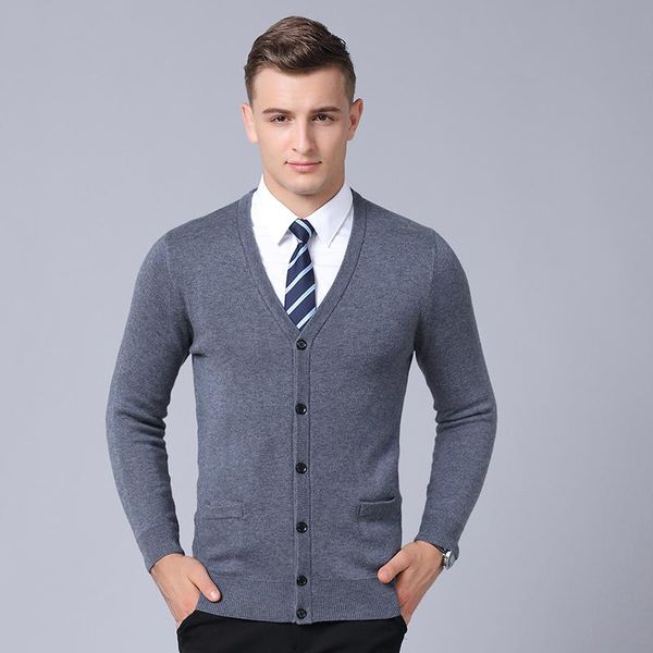 

2020 new fashion brand sweaters men cardigan thick slim fit jumpers knitwear warm autumn korean style casual clothing male, White;black