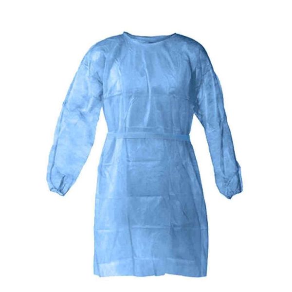 

non-woven protection gown disposable protective isolation clothing 3 colors dustproof gown kitchen apr jlldvh dayupshop