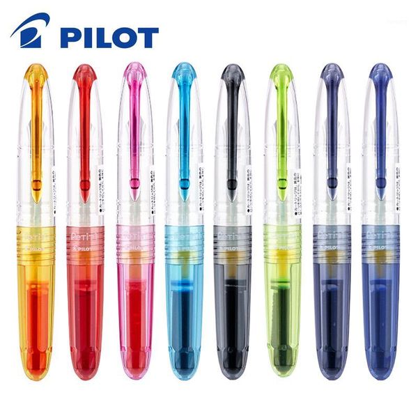 

pilot mini vitality pen fountain pen fine nib ink transparent colorful wrting supplies spn-20f stationery 1pcs1