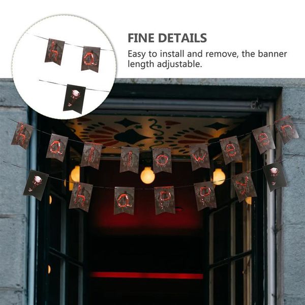 

1 set party hanging decor banner halloween banner hanging decor banner home decorative backdrop party decor sqcczt ppshop01