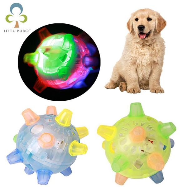 

dog toys & chews 1pc pet ball toy baby kids jumping activation cat chew electric dancing gift novelty gag luminous zxh