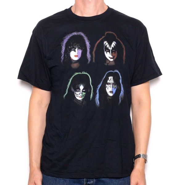 

kiss t shirt - solo album heads 100% official us import gene simmons cult rock sport hooded sweatshirt hoodie