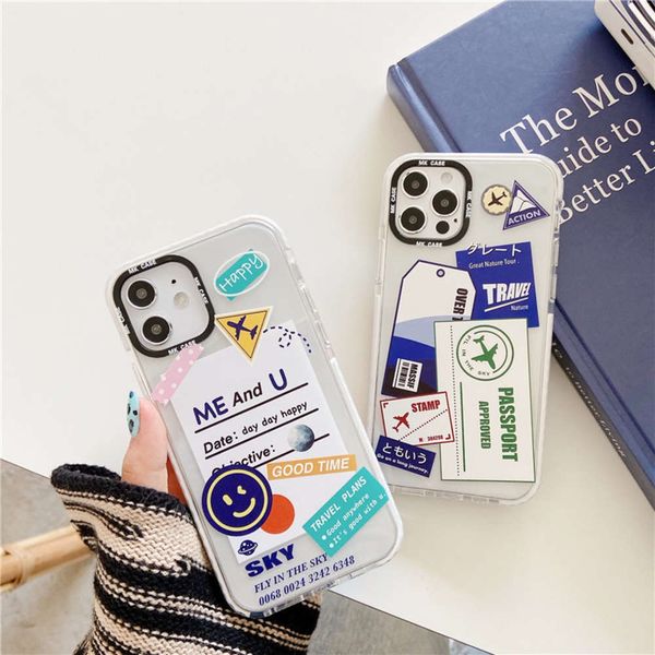 

mobile case with model ticket label, stylish, shockproof, for vip xs 12 mini 11 pro max 7 8 plus se 2020 x xr