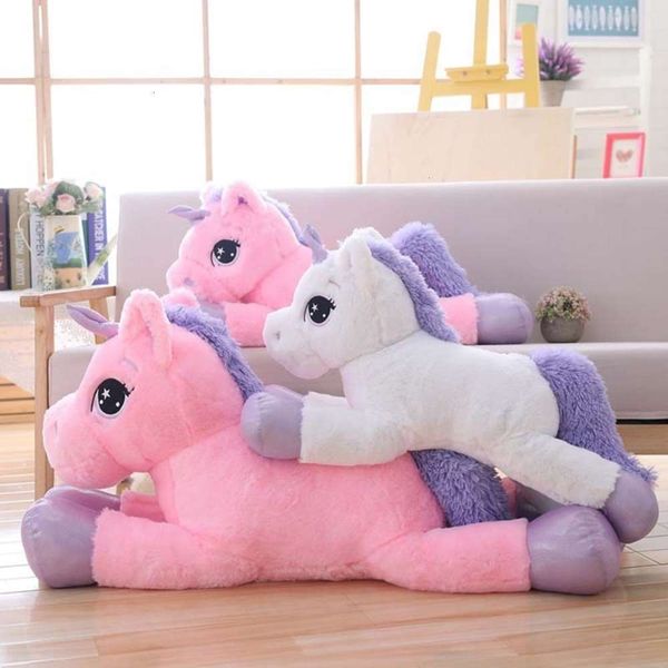 

prone creative giant net unicorn red children doll gift