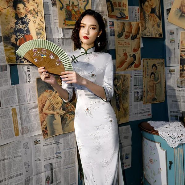 

size plus womens summer qipao slim party dresses vestido women's oriental style dresses chinese style1, Red