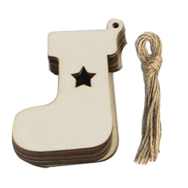 

home decor crafts creative wooden christmas tree pendant home decoration gift accessories christmas ornaments carved wood chips wmtjxi