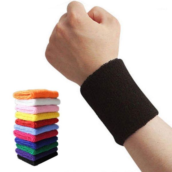 

wrist support muntilfunctional cotton mix aolikes sweet wristband sports gym sweatband fitness run1, Black;red