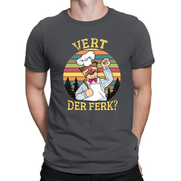 

vert der ferk funny swedish chef vintage design men hip hop fashion casual tee shirt for men shirt designer sport hooded sweatshirt hoodie